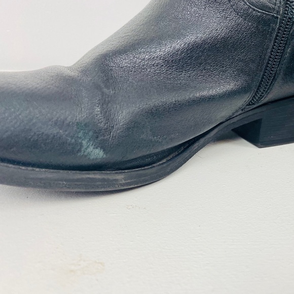 Steve Madden Black Leather Riding Boots - Picture 7 of 8